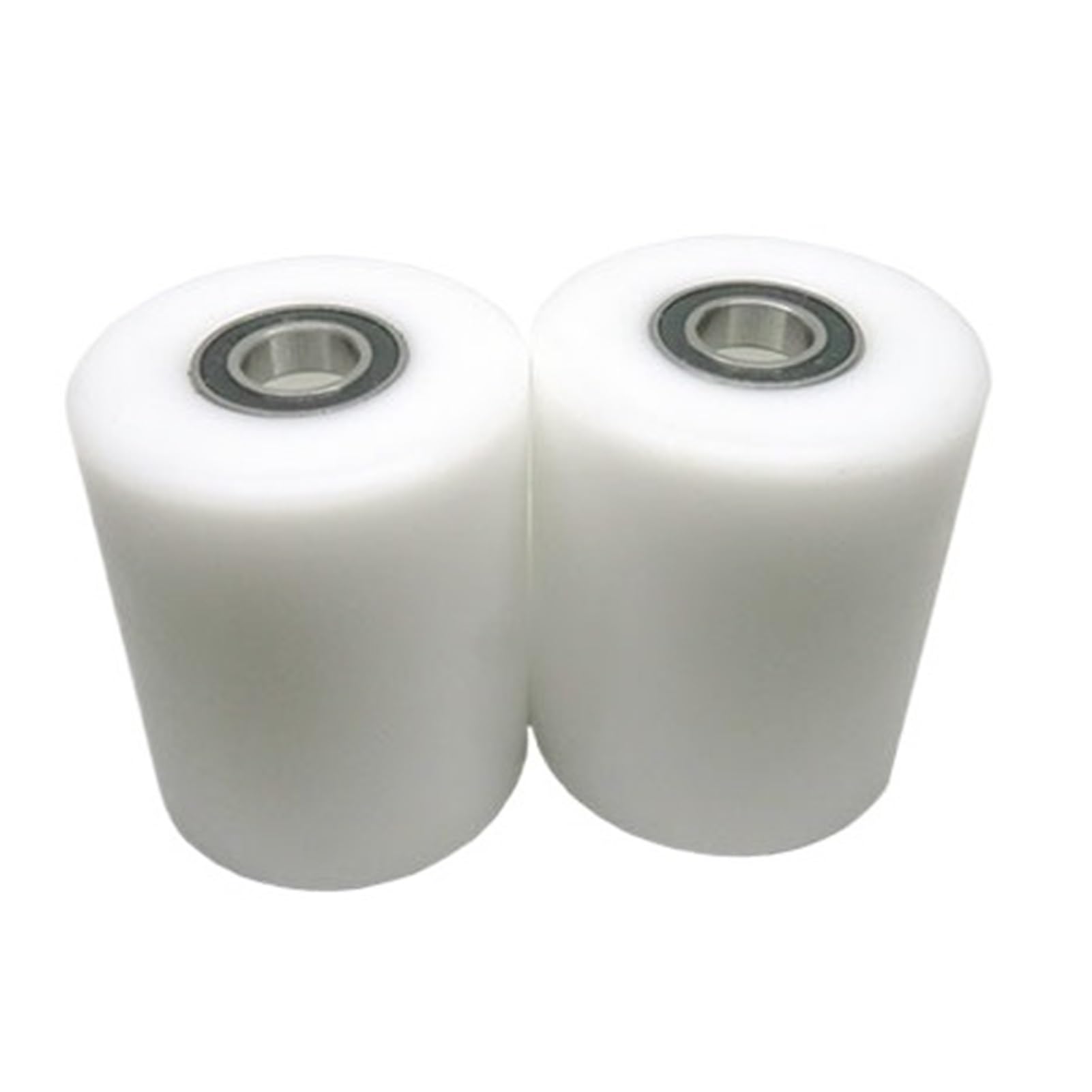 Cojinetes de bolas de ranura profunda con rodillo de plástico POM de 8x40x50 mm para guiado 7