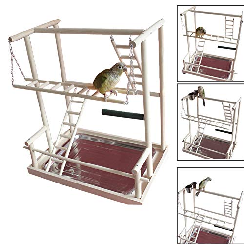 WANGYONGQI Large Bird Perches Play Stand Gym Parrot Playground