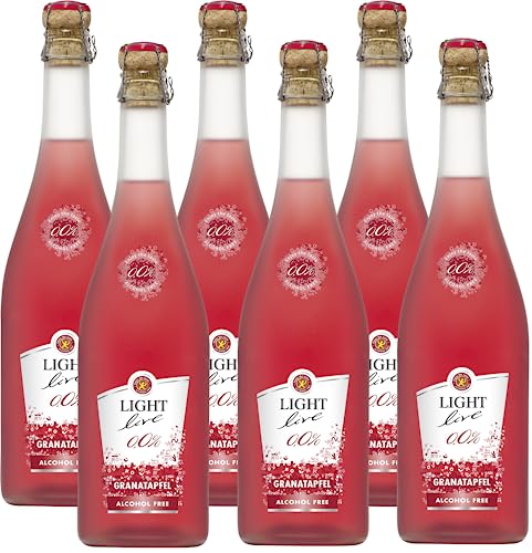 LIGHT live alkoholfrei 0,0% Sparkling Granatapfel (6 x 0,75 l)