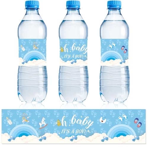 NQEUEPN Baby Shower Water Bottle Tags (50 Pack) NQEUEPN Baby Shower Water Bottle Tags (50 Pack)