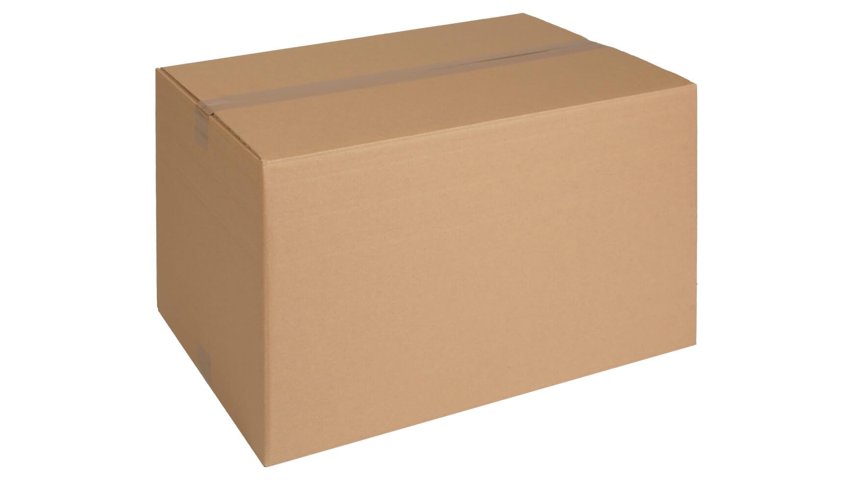 25x Versandkarton Faltkarton mit Höhenriller DHL Paket L 589 x 314 x 328 mm Braun