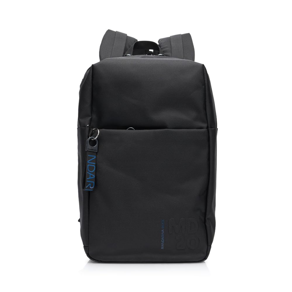 Mandarina Duck Unisex Noir Backpack With Straps Md20