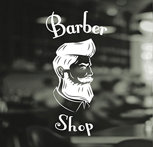 Panneau en vinyle pour salon de coiffure pour hommes Barber Shop Cover