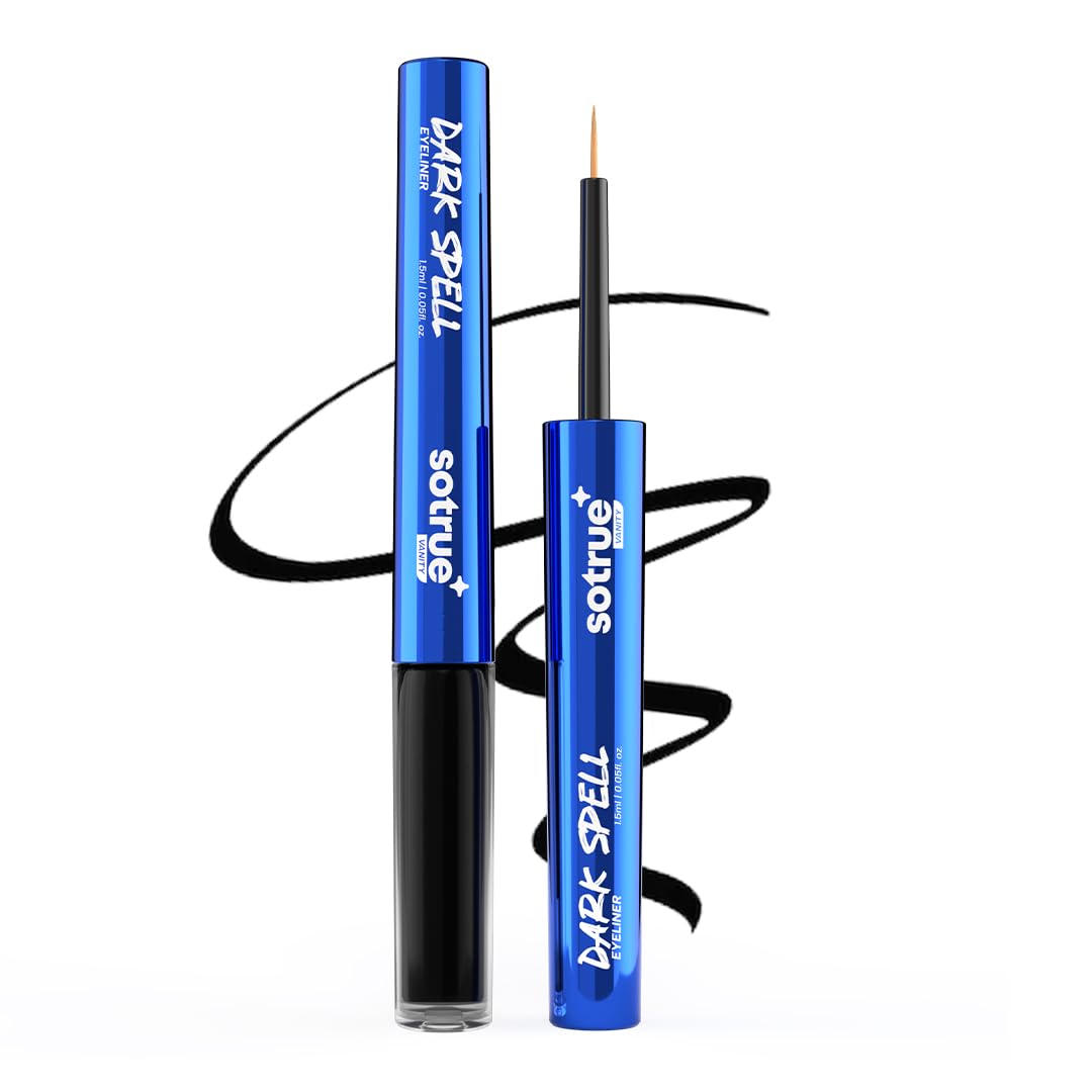 Sotrue Dark Spell Liquid Eye Liner, Black, Matte Waterproof, Smudge Proof, 24 Hours Long Stay, 1.5 ml-image-42
