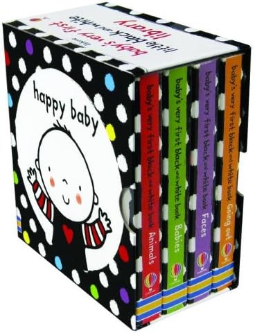 Baby's Very First Little Black and White Library Board book – Picture Book, January 1, 2012