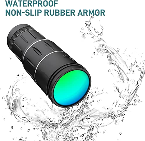 Monocular 16x52 impermeable de alta potencia con alcance transparente 6