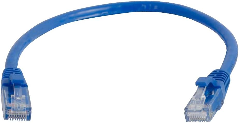 C2G 83159 0.3M BLUE Cat5e Ethernet RJ45 High Speed Network Cable, LAN ...