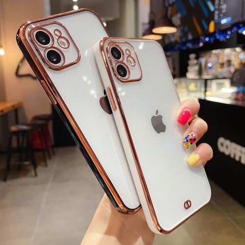 Coque transparente violette pour iPhone XR en soirée chic - 4