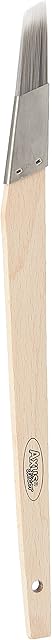 Axus Decor Angled Fitch Paint Brush (Grey Series) - 19mm - for Detailed Work and Touching Up, with FSC-Certified Beechwood Handle