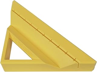 Tile Edge Trim Cutting Tool, Tile Trim Square for Gypsum Board with Wet Saw, Precise 45 Degree Miter Cut for Construction Renovation