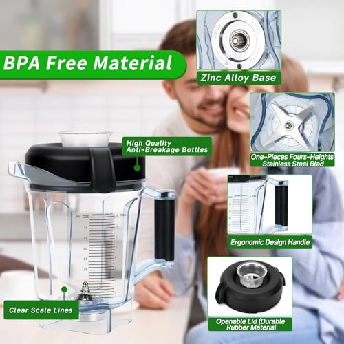 Recipiente de reemplazo Leepenk para Vitamix 64oz miniatura 5