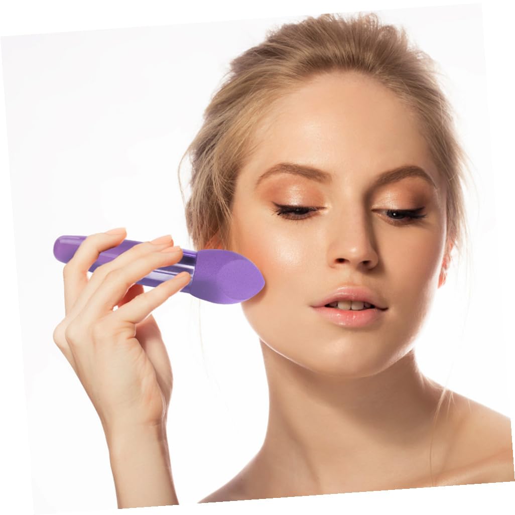 6 Stück Teiliges Make up Schwamm Makeup Pen für Damen Tragbare Beauty Vielseitig Einsetzbar für Trockene und Nasse Kosmetik Weiche Schwämme für Präzises Auftragen und