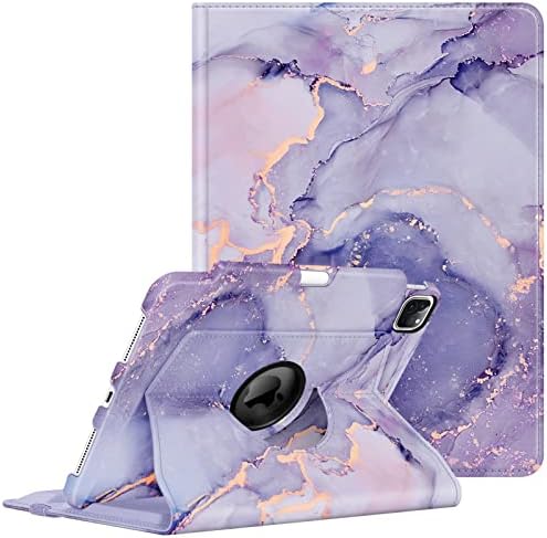 FINTIE Rotating Case Compatible with iPad Pro 11 inch (2022/2021/2020/2018, 4th/3rd/2nd/1st Generation) - 360 Degree Swiveling Stand Cover w/Pencil Holder, Auto Wake/Sleep, Black