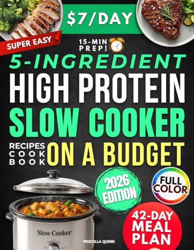 5-Ingredient High Protein Slow Cooker Recipes on Budget