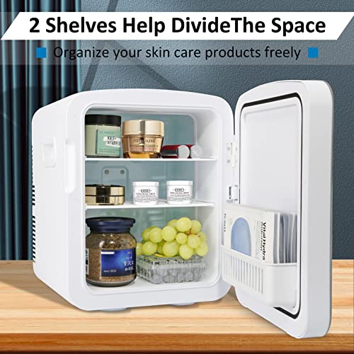 Image of 13.5L Compact Refrigerator, Single Door Mini Fridge With Digital Thermostat Display And Control Temperature, 12V AC /DC Portable Cooler Warmer