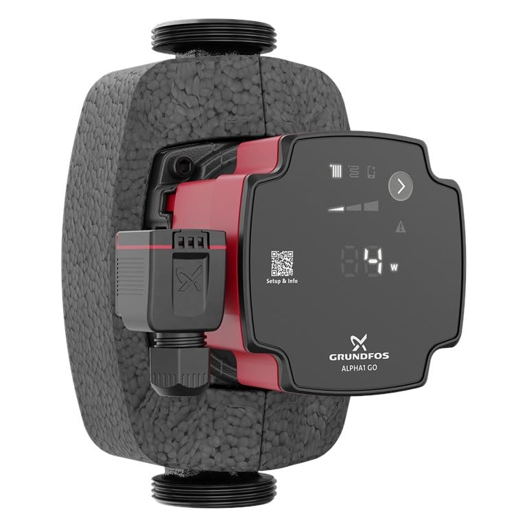 Ritzer by GRUNDFOS ALPHA1 GO Umwälzpumpe 25-40, 1' x 180 mm, 230 V, mit Bluetooth - Neues Modell