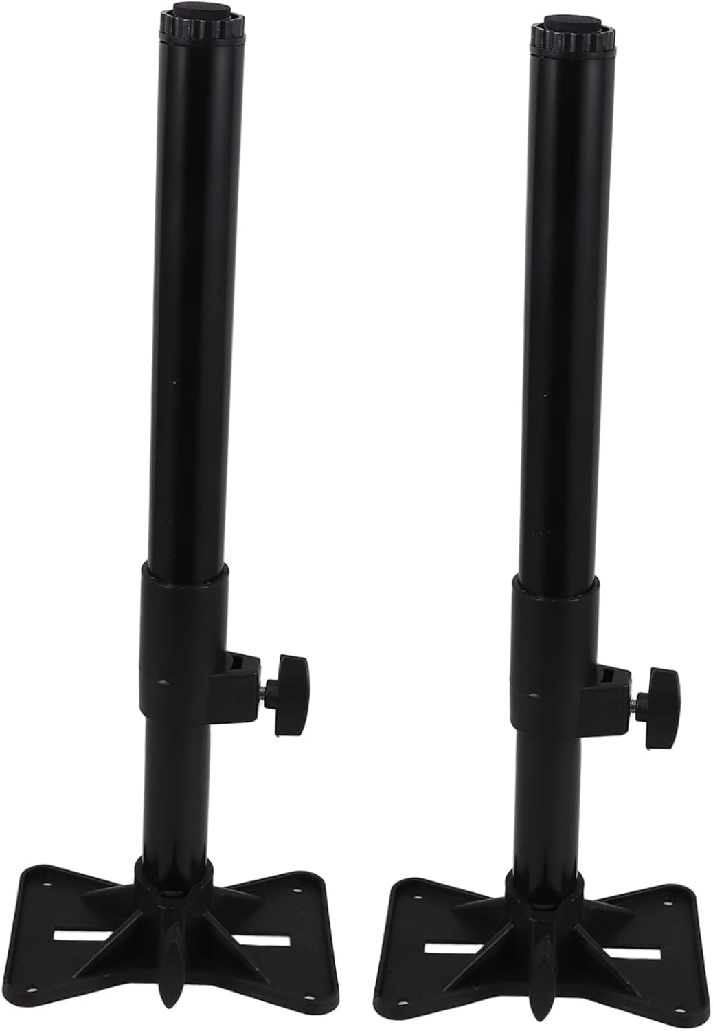 2pcs Adjustable Black Support Brackets for Undermount Sinks Heavy Duty Kitchen Sink Installation Kit Space-Saving Design Easy to Install Fits Basins