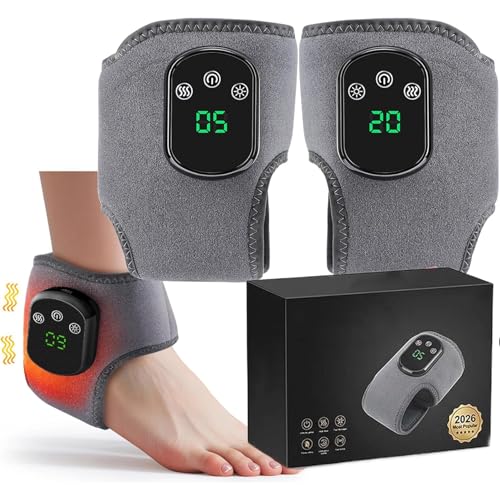 Try Massager Foot Massage 2026 Upgrade Portable 3 in 1 Wireless Foot Massager with 5 Heat Levels Three-Level Vibration (2PC)