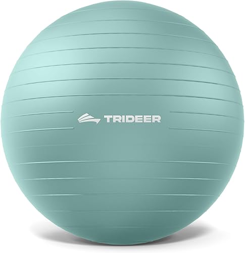 Miniatura 11 de Trideer Pelota de Ejercicio de Yoga, Silla de Oficina y Bola de Equilibrio, Bola de Estabilidad para Pilates, Terapia Física, Entrenamiento del