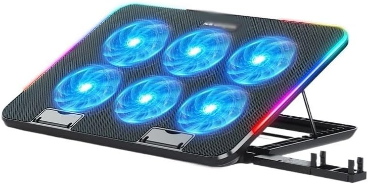 E-Sports Colorful Atmosphere Lighting Fan Notebook Cooler