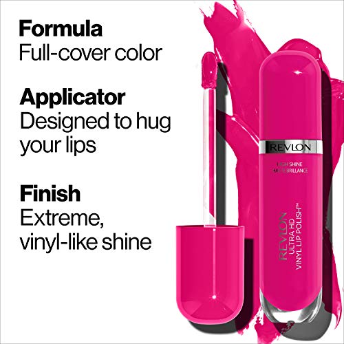 Revlon Ultra Hd Vinyl Lip Polish, Liquid Lipstick, So Shady, Violet Brown Gloss #TOP3