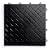 RaceDeck Diamond Plate Design, Durable Interlocking Modular Garage Flooring Tile (12 Pack), Black