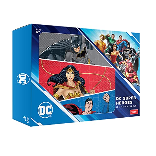Playlearn Funskool-Dc Super Heroes,Educational,104 Pieces,Puzzle,for 3 Year Old Kids and Above,Toy (B09NGSJGZQ) Amazon Price History, Amazon Price Tracker