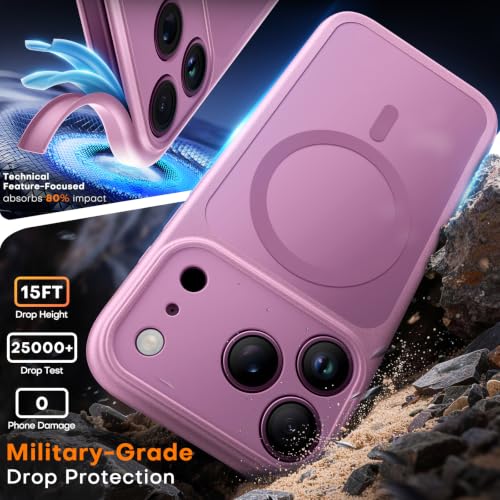 TAURI for iPhone 18 Pro Case, Compatible with MagSafe, Lilac Purple by TAURI - Used condition - Image 3