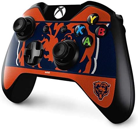 Skinit Decal Gaming Skin Compatible with Xbox One Controller - Officially Licensed NFL Chicago Bears Zone Block Design