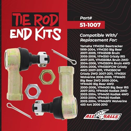 Kit de barra de acoplamiento All Balls 51-1007 para dirección de quad 2
