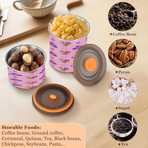 Contenedor para café almacenaje acero inoxidable 500 ml miniatura 5