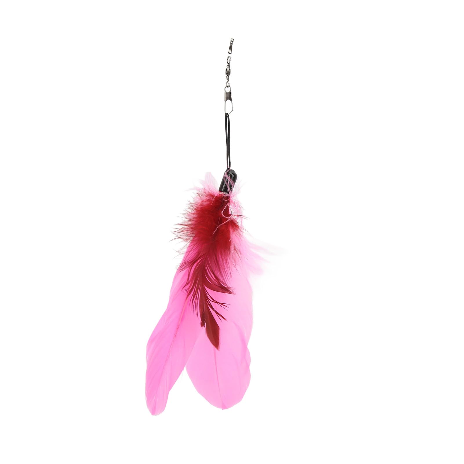 Baguette en Plumes de Chat, Jouet rétractable, 3 Sections, Jouet interactif en Plumes pour Chats et Chatons, 9 pièces