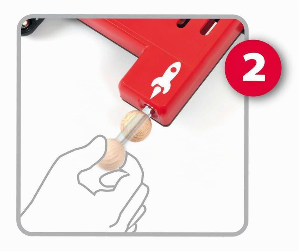 BRIO - Flipper Challenge Space Safari, Flipper Tema Universo da Tavolo, 5 Pezzi, Età 6+ Anni