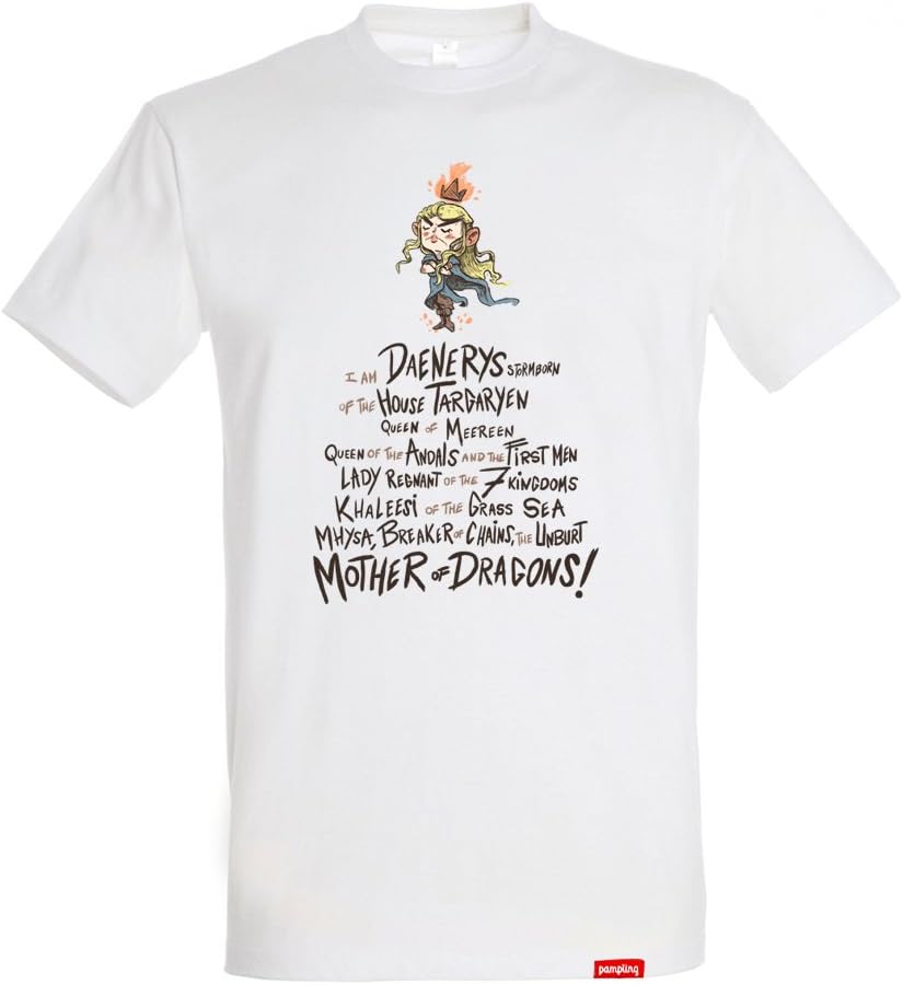 Mother of Titles T-Shirt- Daenerys Targaryen - Game of Thrones - 100% Cotton Silk-Screen