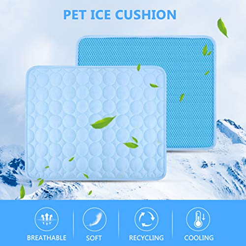 Tapete refrescante de verão POPETPOP Pets – cobertor para cães autorresfriante para cama fresca para