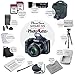 Canon PowerShot SX540 HS Digital Camera + 2x 32GB Memory Card + Camera Bag + Flexible Tripod + Replacement Battery & Travel Charger + USB Card Reader + Screen Protectors + Cleaning Cloth + Accessories