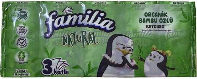Familia Natural Cep Mendil 10 * 10 — Amazon ürün görseli