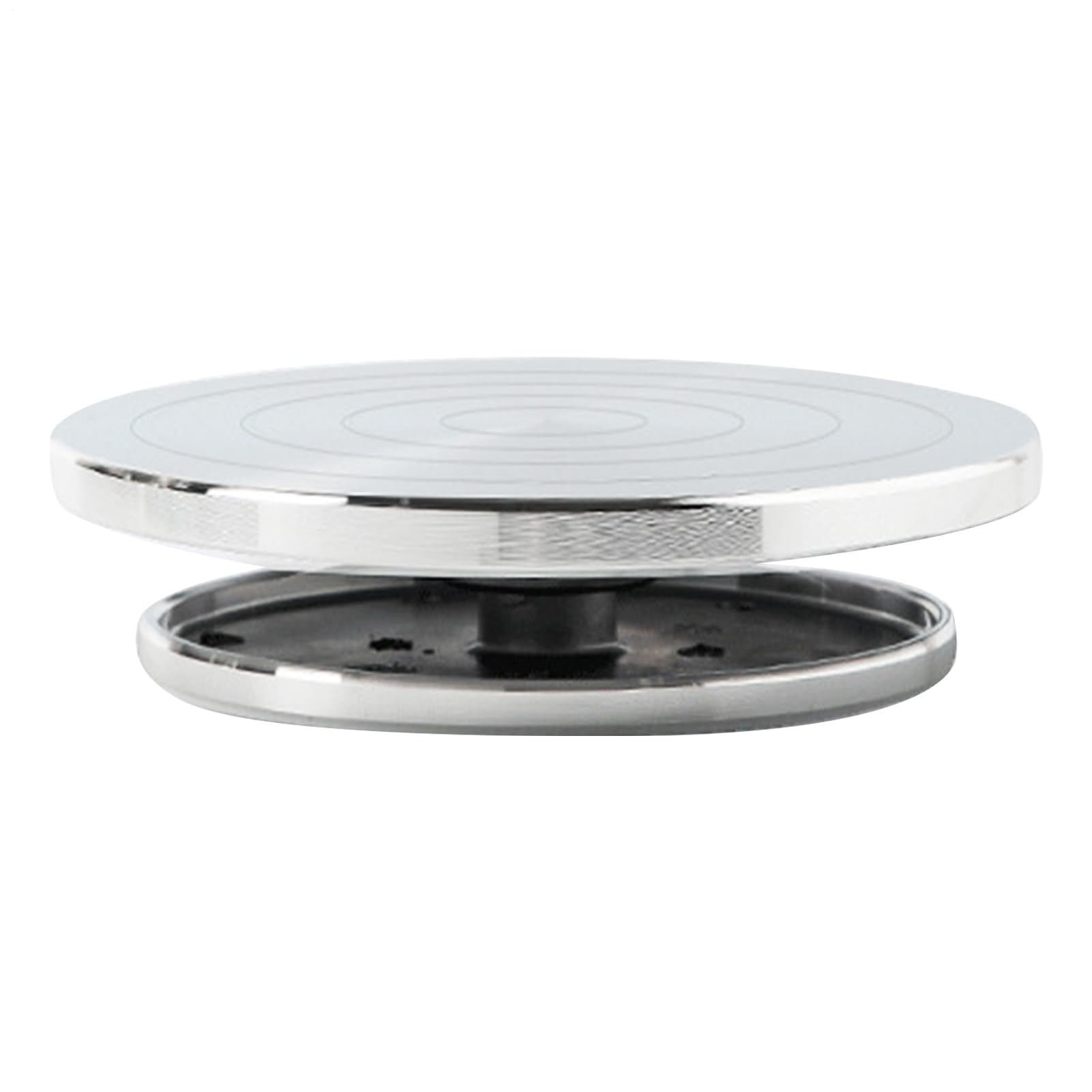 Rueda de cerámica, tocadiscos de arcilla, soporte para esculpir, base de acero resistente, rotación suave de 360° para estudio, taller, aula y uso doméstico, 4.33 x 4.33 x 1.57 pulgadas
