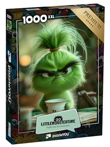 Preisvergleich Produktbild Puzzle 1000 Teile XXL LITTLEMONSTERTIME: Grumpkin aus der Puzzle-Kollektion Illustrationen, Kunst & Fantasy