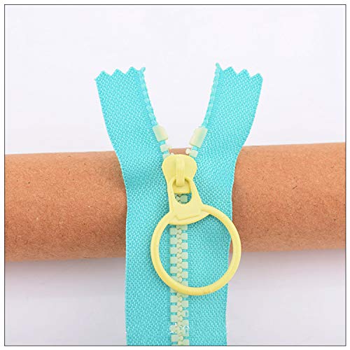 Hossom HM-LL20-US 20Pcs 8Inch Nylon Coil Zippers, Resin Zipper thumb #4
