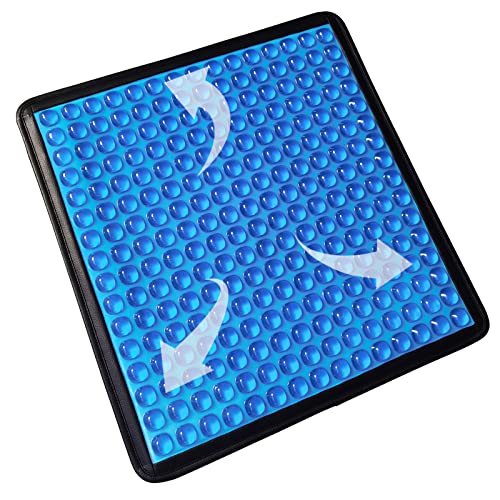 Damcoola Seat Cushion For Chair, Wheelchair, Car Long Sitting, Cool Honeycomb Chair Pad For Hip, Tailbone, Coccyx & Sciatica Pain Relief, Ergonomic, Soft, Breathable & Anti-Slip (Thin & Large Size) #TOP1