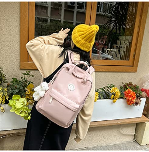 Cute Backpack Preppy Backpack College Backpack Kawaii Backpack Aesthetic Backpack Kawaii Bag with Cute Stuffs (pink)2