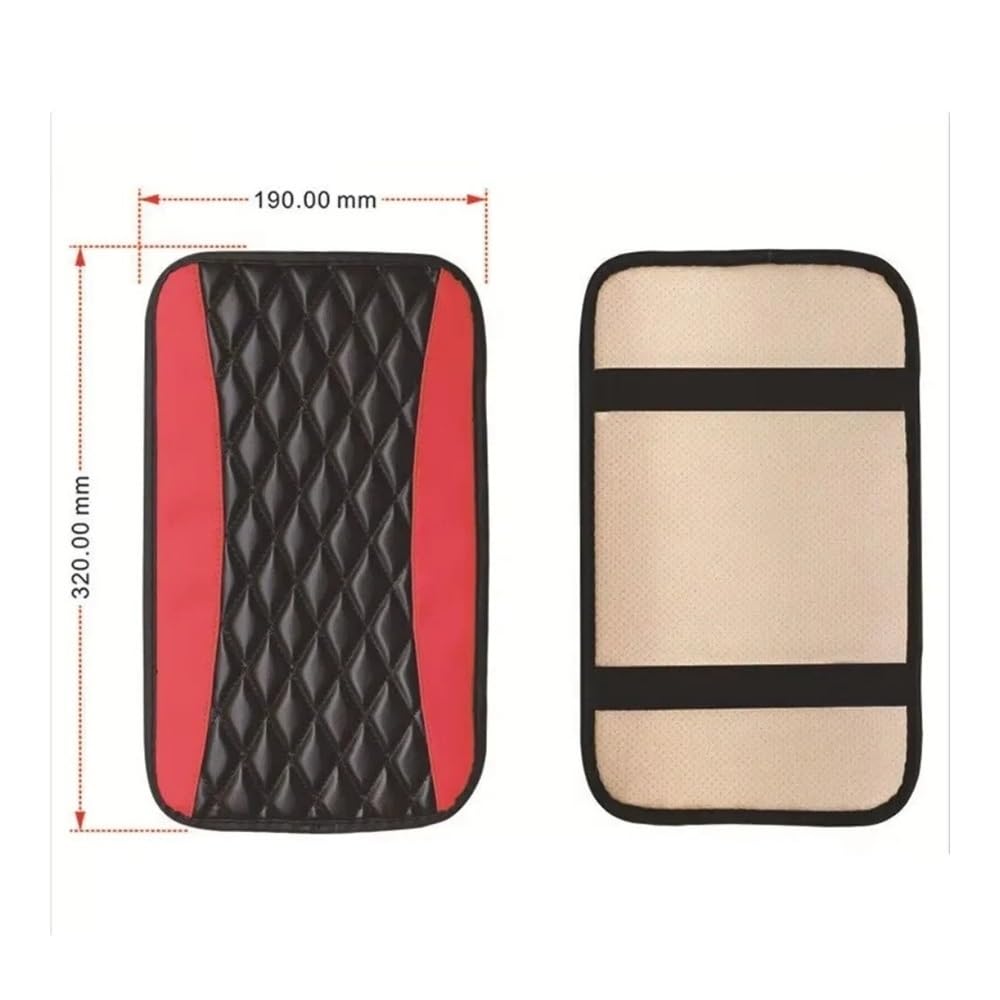 Copri cruscotto Auto Tappetino Fodera Per Cuscino Universale Per Bracciolo Per Auto Con Imbottitura In Pelle Custodia Per Console Centrale Protezione Accessori Interni