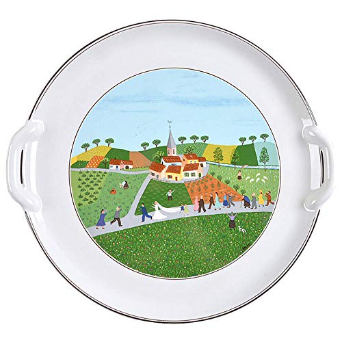 Villeroy & Boch Design Naif Handled Cake Plate