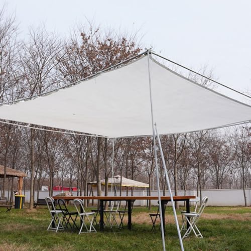 White Shade Cloth 3.3X13FT 9.9X52.5FT 29.5X36FT 49.2X49.2FT Shade Cover 90% Shading Sun Shade Net for Greenhouse Cover Patio Plant Flower Chicken Coop (Size : 32.8x42.6ft)
