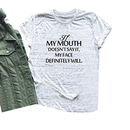 LuluZanm Letter Print T-Shirt for Women Sale Ladies Fashion O-Neck Short Sleeve Blouses Basic Summer Tops Plus S-5XL