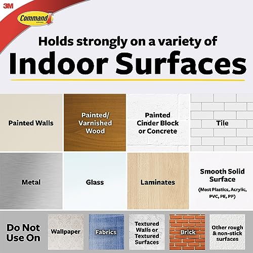 Image of Command Picture Hanging Strips [Removable]: X-Large [4 Strip Sets] (Black) / Large Size / 4 Strip Sets