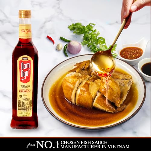 CHIN-SU Fish Sauce, Phu Quoc Premium Vietnamese Fish Sauce, Produced & Bottled In Phu Quoc Island, 16.9 Oz. Bottle - Thumbnail 7