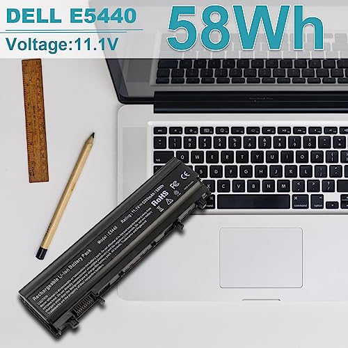 Image of TREE.NB E5440 Laptop Battery for Dell Latitude 14 15 5000 E5540 Series M7T5F VV0NF FT6D9 3K7J7 5200mAh 11.1V Replacement