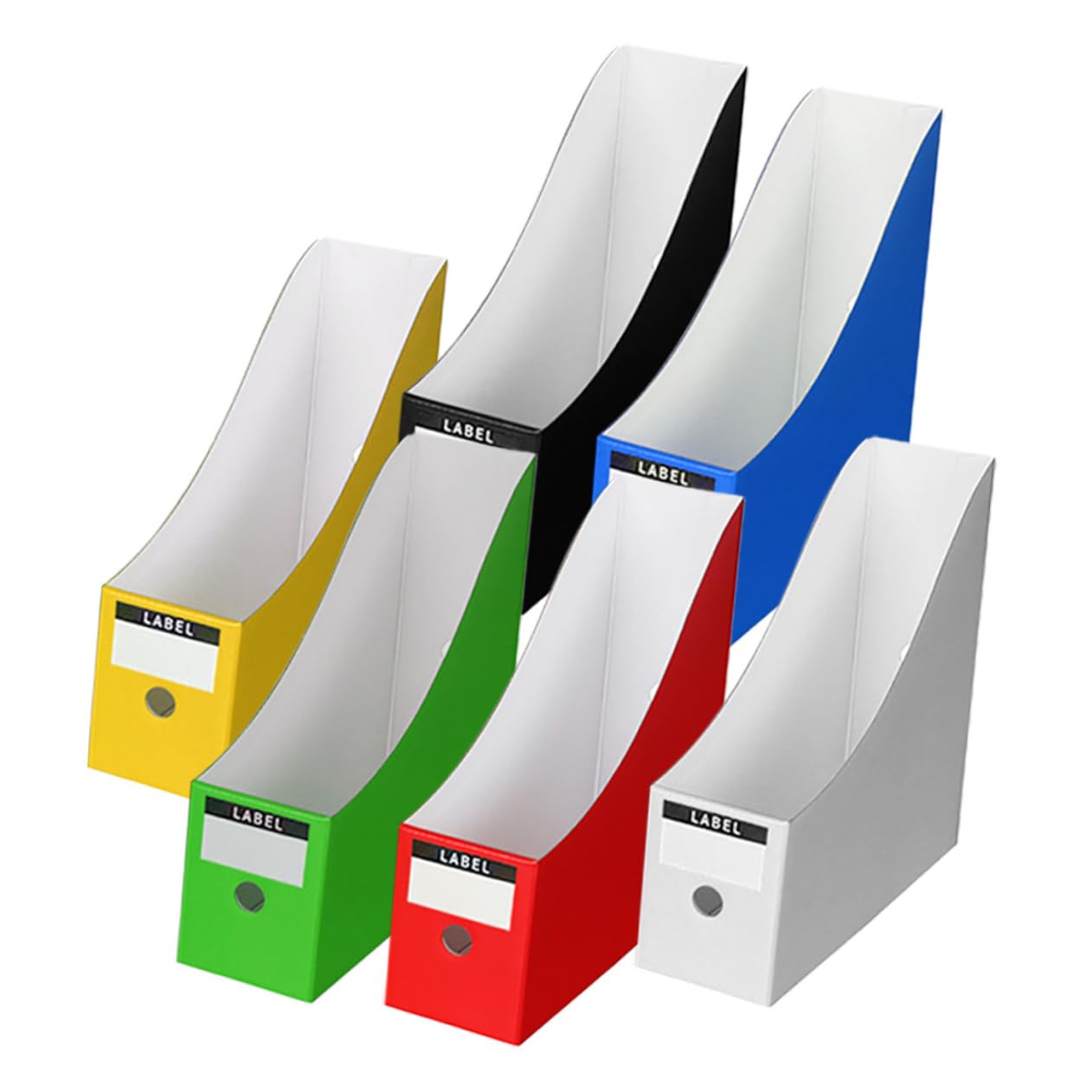 Organisateur pratique Veemoon lot de 6 porte-documents pour éliminer le désordre des dossiers papier